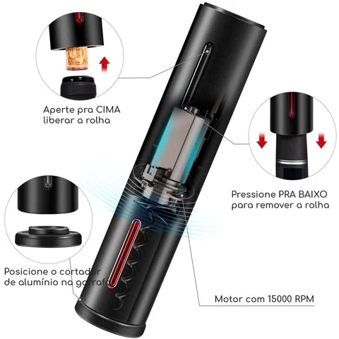 Abridor de Vinho Elétrico Automático - Image 3