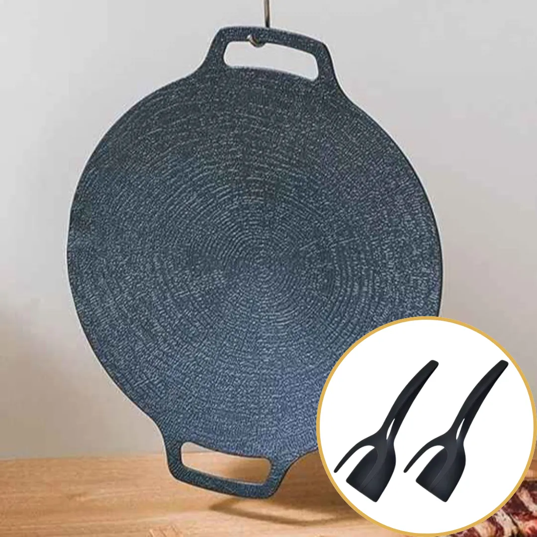 CookFlex™ – Frigideira de Pedra Vulcânica Antiaderente + Livro Digital com 30 Receitas Saudáveis e Rápidas para o Dia a Dia! - Image 10