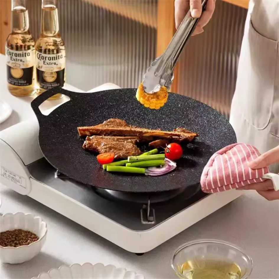 CookFlex™ – Frigideira de Pedra Vulcânica Antiaderente + Livro Digital com 30 Receitas Saudáveis e Rápidas para o Dia a Dia! - Image 4