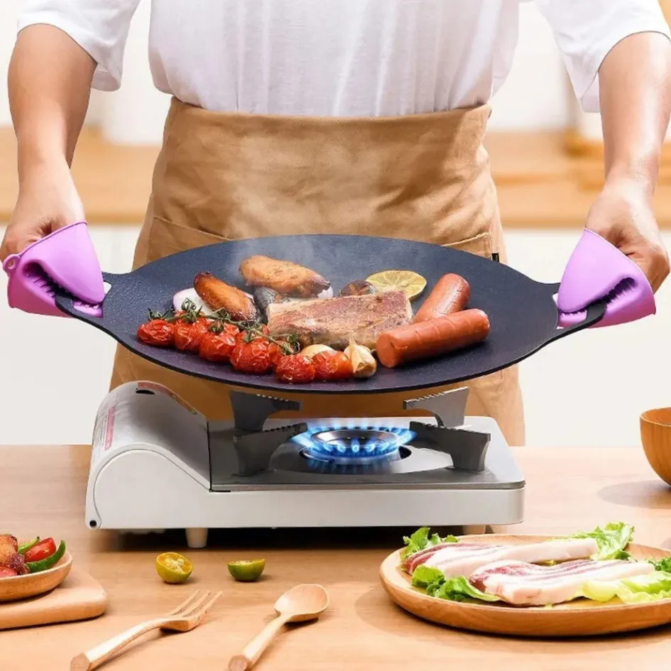 CookFlex™ – Frigideira de Pedra Vulcânica Antiaderente + Livro Digital com 30 Receitas Saudáveis e Rápidas para o Dia a Dia! - Image 5