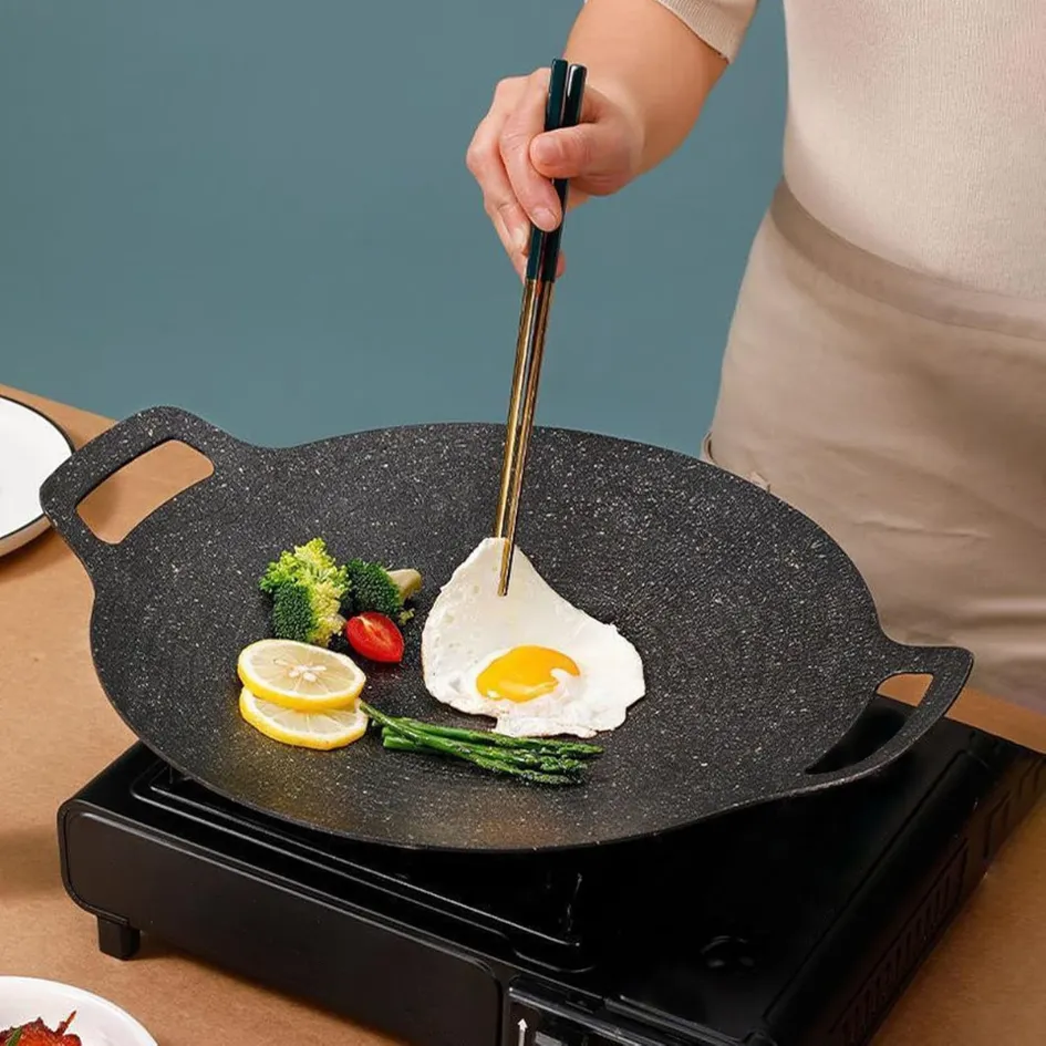 CookFlex™ – Frigideira de Pedra Vulcânica Antiaderente + Livro Digital com 30 Receitas Saudáveis e Rápidas para o Dia a Dia! - Image 7