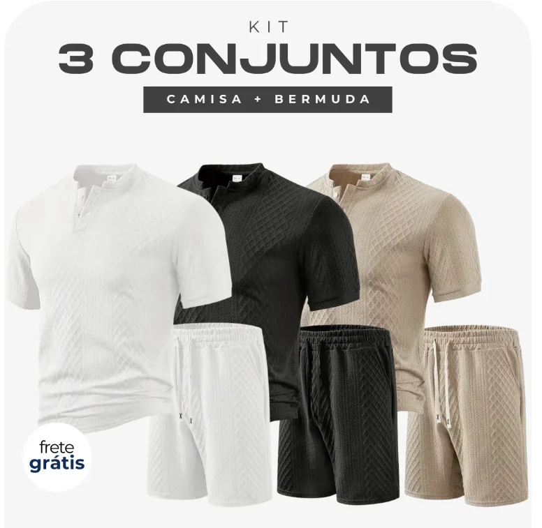 Kit 3 Conjuntos Prime Urban Tecido Premiun - Image 6