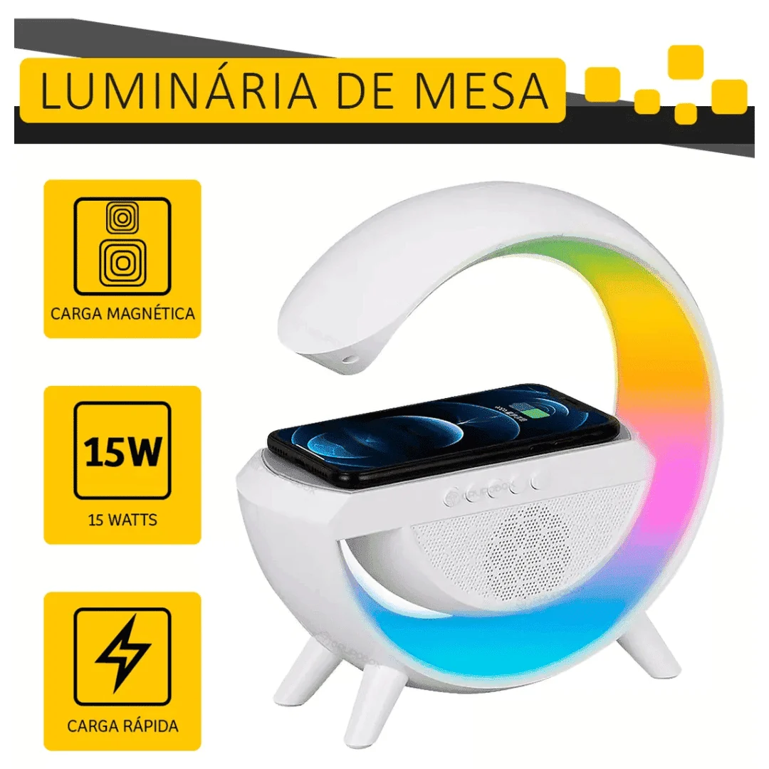 Luminária Com Carregador Multifuncional - Image 3