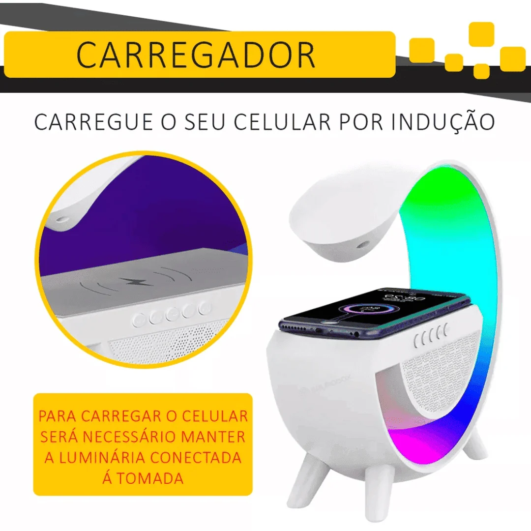 Luminária Com Carregador Multifuncional - Image 4